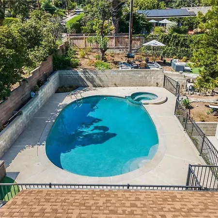 Salt Water Pool Over Look Rocky Mountain View